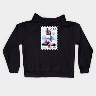 Muhammad Ali Postage Stamp Kids Hoodie